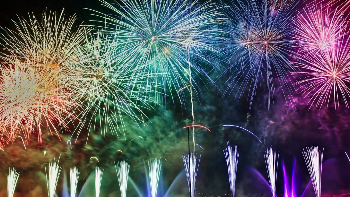 fireworks Sunshine Coast